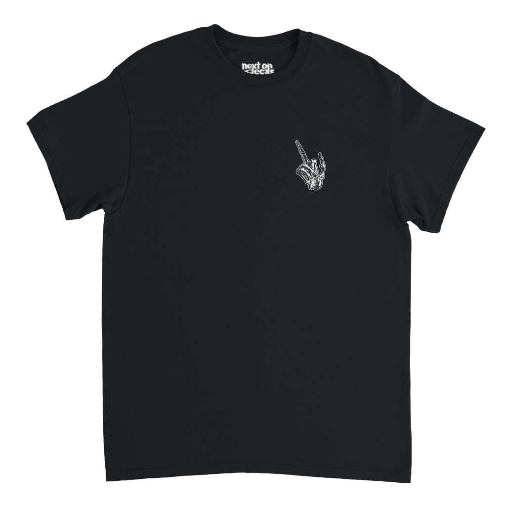 Rave To The Grave T-Shirt Black Front